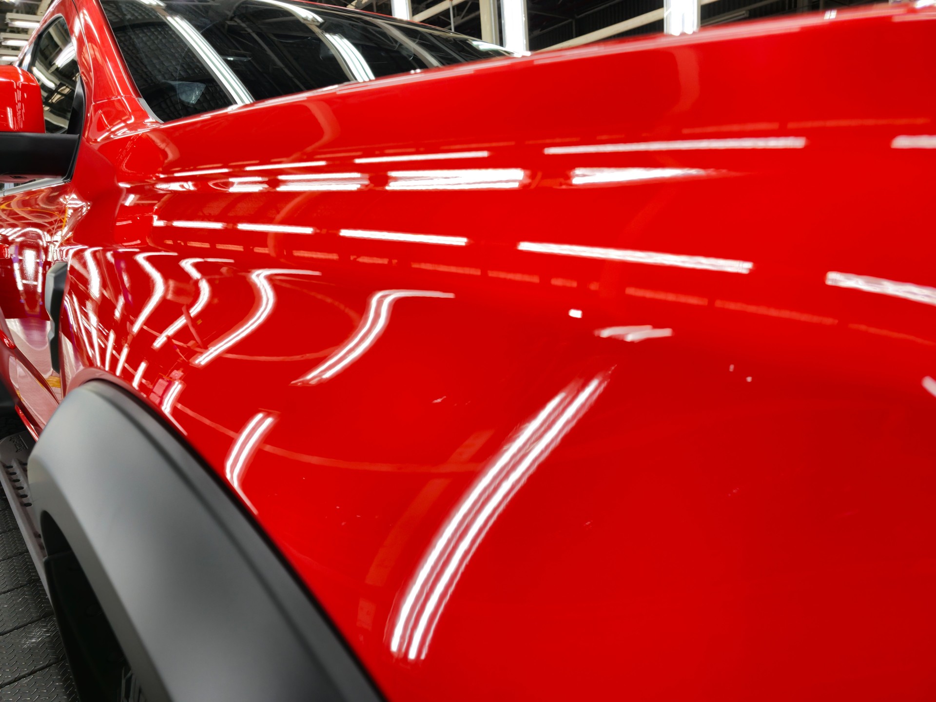 New Paint coating on vehicle , Car maintenance service, Automotive manufacturing process